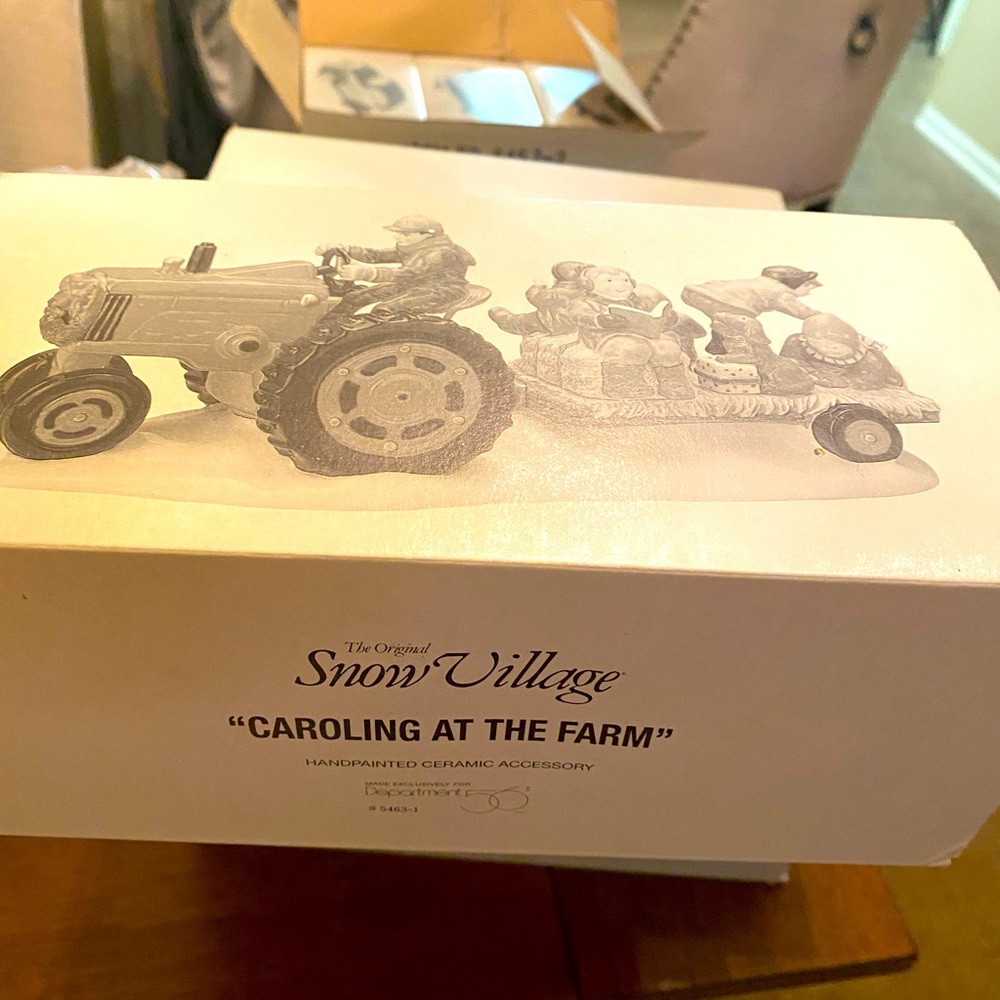 Caroling at the Farm, Original Snow Village